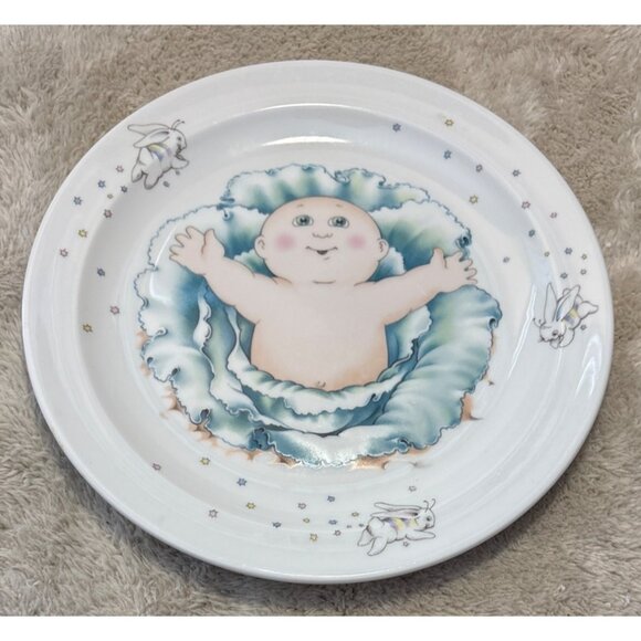 Vtg 1984 Cabbage Patch Kids Porcelain Plate Bowl Mug Set By Royal Worcester - Picture 3 of 15